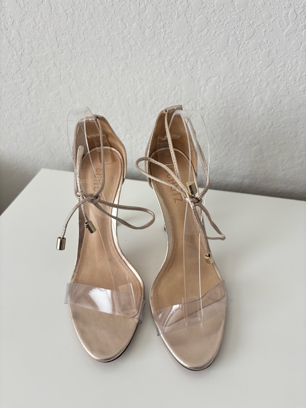SCHUTZ
Women's Josseana Open Toe Nubuck High-Heel Sandals Size 8.5 - Picture 6 of 11